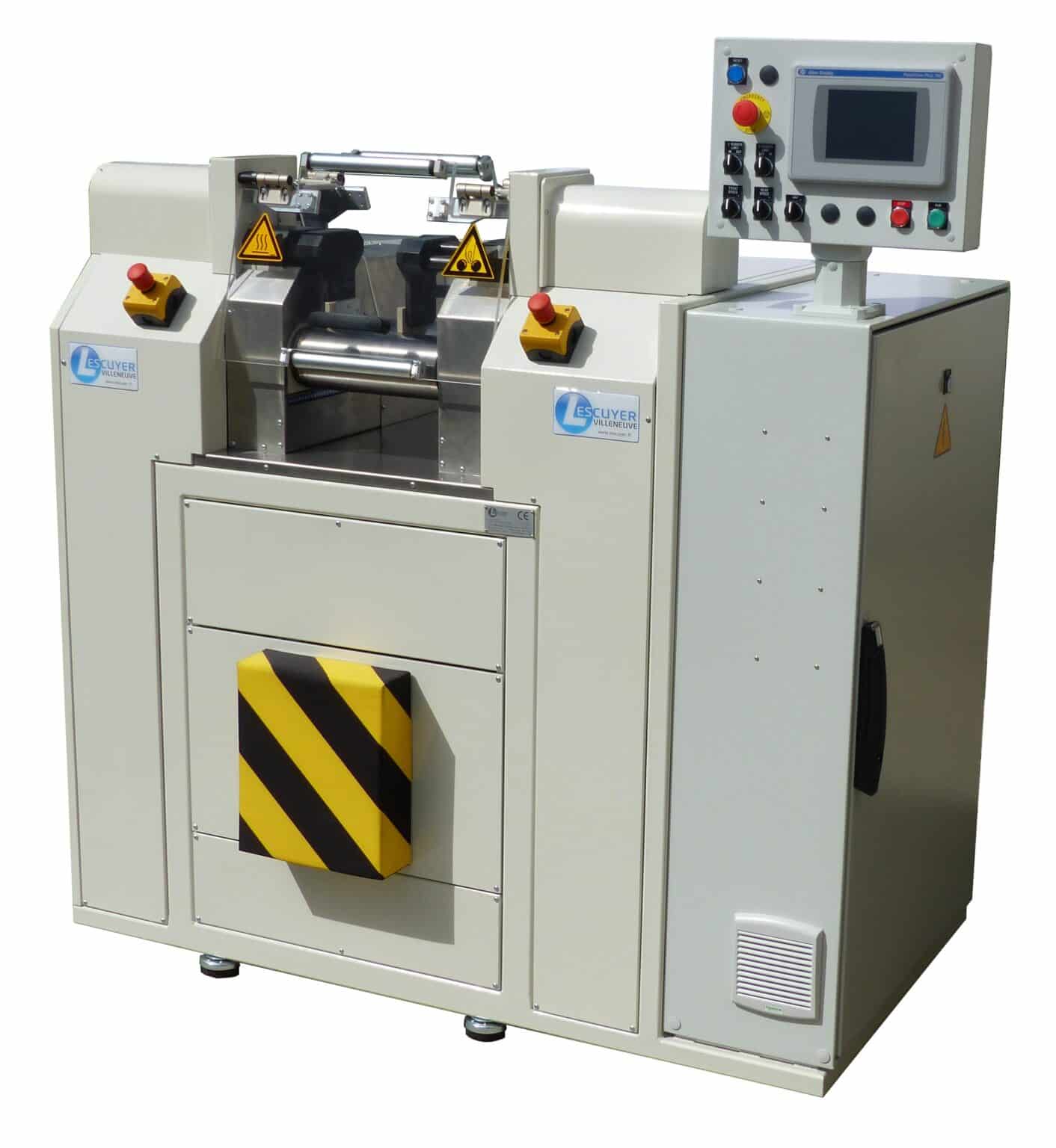 Laboratory rubber roll mills - Lescuyer et Villeneuve